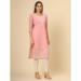 Picture of Enticing Georgette Light Pink Kurtis & Tunic