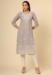 Picture of Beauteous Georgette Dark Grey Kurtis & Tunic