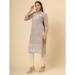 Picture of Beauteous Georgette Dark Grey Kurtis & Tunic