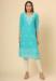 Picture of Gorgeous Georgette Medium Turquoise Kurtis & Tunic