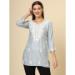 Picture of Ravishing Rayon Light Slate Grey Kurtis & Tunic