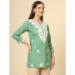 Picture of Graceful Rayon Dark Sea Green Kurtis & Tunic