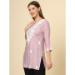 Picture of Wonderful Rayon Plum Kurtis & Tunic