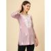 Picture of Wonderful Rayon Plum Kurtis & Tunic