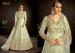 Picture of Shapely Net Tan Anarkali Salwar Kameez