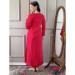 Picture of Statuesque Chiffon Crimson Readymade Salwar Kameez