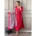 Picture of Splendid Chiffon Crimson Readymade Salwar Kameez