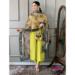 Picture of Statuesque Chiffon Golden Rod Readymade Salwar Kameez