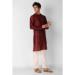 Picture of Sublime Silk Maroon Kurtas