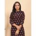 Picture of Resplendent Rayon Brown Kurtis & Tunic