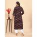 Picture of Resplendent Rayon Brown Kurtis & Tunic