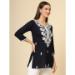 Picture of Elegant Rayon Black Kurtis & Tunic