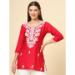 Picture of Charming Rayon Crimson Kurtis & Tunic