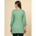 Picture of Resplendent Rayon Dark Sea Green Kurtis & Tunic