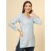 Picture of Ravishing Rayon Silver Kurtis & Tunic