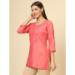 Picture of Grand Rayon Salmon Kurtis & Tunic