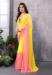 Picture of Statuesque Georgette Yellow Saree