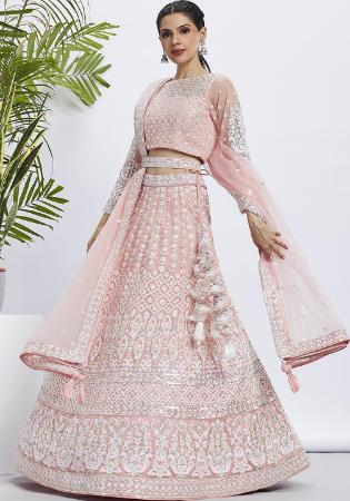 Picture of Elegant Net Thistle Lehenga Choli