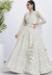 Picture of Ravishing Net Off White Lehenga Choli