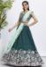 Picture of Admirable Net Dark Green Lehenga Choli