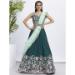 Picture of Admirable Net Dark Green Lehenga Choli