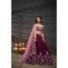 Picture of Shapely Chiffon & Net Brown Lehenga Choli