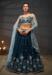 Picture of Radiant Chiffon & Net Midnight Blue Lehenga Choli