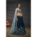 Picture of Radiant Chiffon & Net Midnight Blue Lehenga Choli