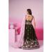 Picture of Georgette & Satin & Silk Dark Olive Green Lehenga Choli