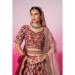 Picture of Georgette & Satin & Silk Maroon Lehenga Choli