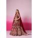 Picture of Georgette & Satin & Silk Maroon Lehenga Choli