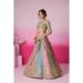 Picture of Lovely Georgette & Satin & Silk Tan Lehenga Choli