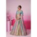 Picture of Georgette & Satin & Silk Rosy Brown Lehenga Choli