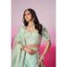 Picture of Georgette & Satin & Silk Powder Blue Lehenga Choli