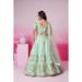 Picture of Georgette & Satin & Silk Powder Blue Lehenga Choli