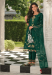 Picture of Silk & Organza Forest Green Readymade Salwar Kameez