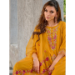 Picture of Silk & Organza Dark Golden Rod Readymade Salwar Kameez