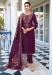 Picture of Silk & Organza Magenta Readymade Salwar Kameez