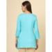 Picture of Enticing Rayon Sky Blue Kurtis & Tunic