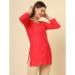 Picture of Lovely Rayon Crimson Kurtis & Tunic