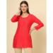 Picture of Lovely Rayon Crimson Kurtis & Tunic