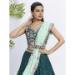 Picture of Ravishing Georgette Dark Green Lehenga Choli