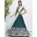 Picture of Ravishing Georgette Dark Green Lehenga Choli