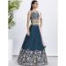 Picture of Shapely Georgette Navy Blue Lehenga Choli