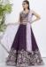 Picture of Charming Georgette Dark Magenta Lehenga Choli