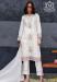 Picture of Admirable Organza White Straight Cut Salwar Kameez