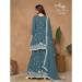 Picture of Georgette Dark Slate Grey Straight Cut Salwar Kameez