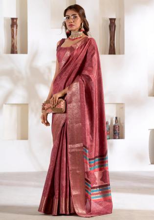 Picture of Taking Silk Maroon Saree