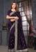 Picture of Enticing Georgette Purple Saree