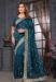 Picture of Classy Georgette Dark Slate Grey Saree